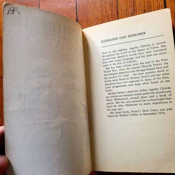 Vintage Agatha Christie - Elephants Can Remember 1975 - Picture 3 of 5